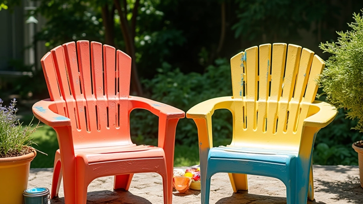 czym pomalować krzesła ogrodowe