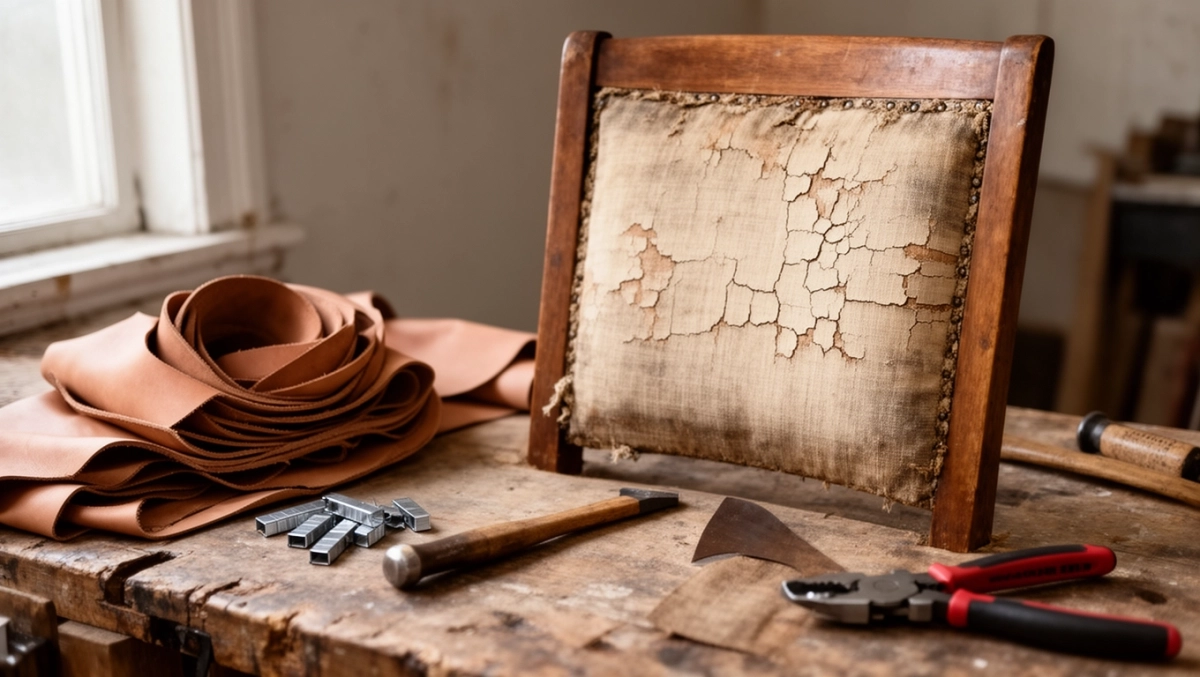 Jak obić krzesło ekoskórą