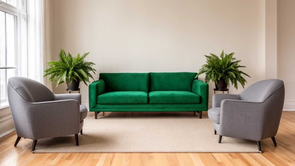 jaki kolor kanapy do szarych krzeseł