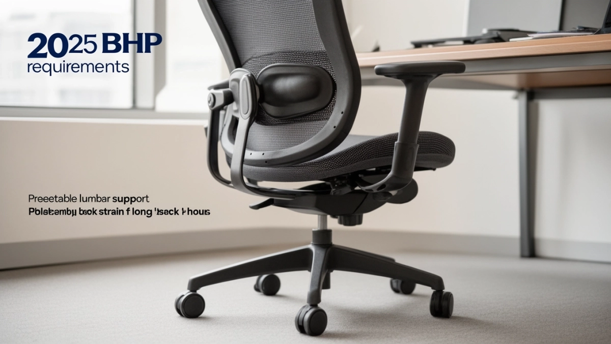 Krzesło biurowe wymagania BHP 2025