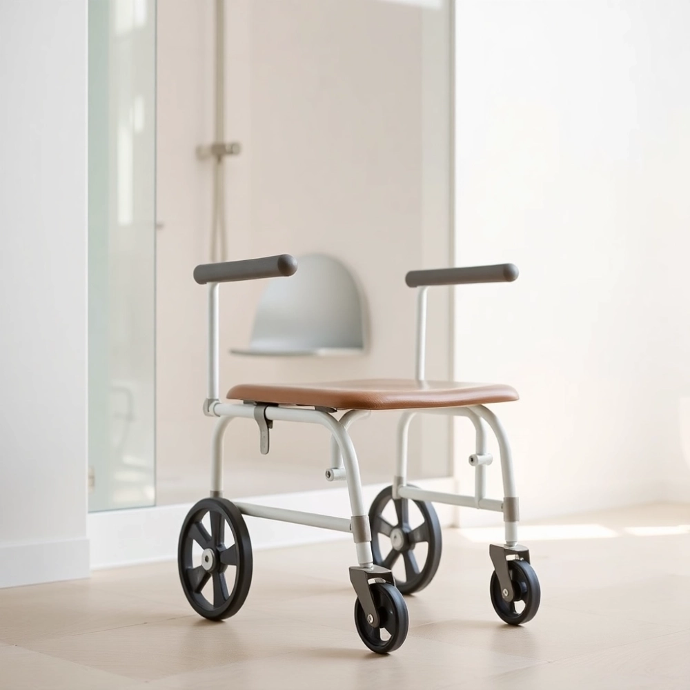 Krzesło Prysznicowe Dla Niepełnosprawnych Na Kółkach