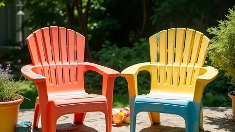 czym pomalować krzesła ogrodowe