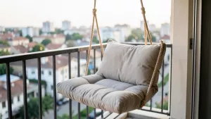 fotel wiszacy na balkon