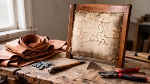 Jak obić krzesło ekoskórą