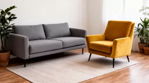 Jaki kolor fotela do szarej kanapy