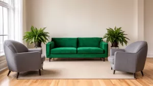 jaki kolor kanapy do szarych krzeseł