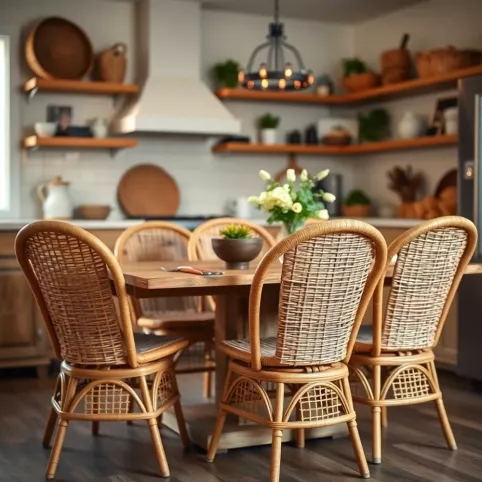 Krzesła Rattanowe Do Kuchni