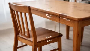 Standardowa wysokość siedziska krzesła