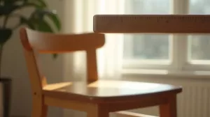 Wysokość siedziska krzesła do stołu